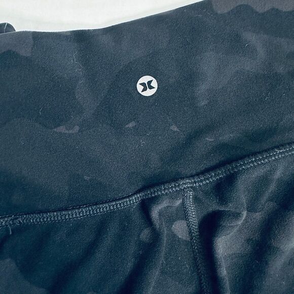 RBX Active Ultra Hold Black Camouflage Crop Leggings With Pockets - Picture 7 of 8